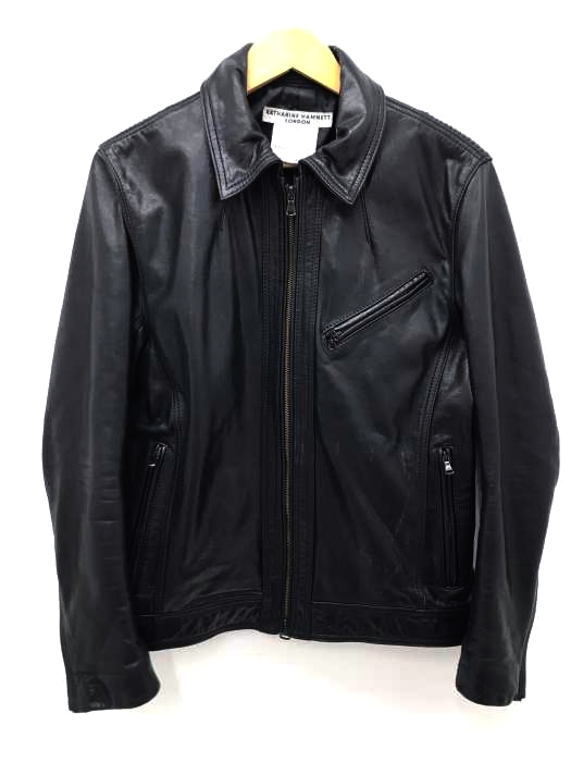 KATHARINE HAMNETT LONDON（キャサリンハムネットロンドン） レザージャケット メンズ アウター