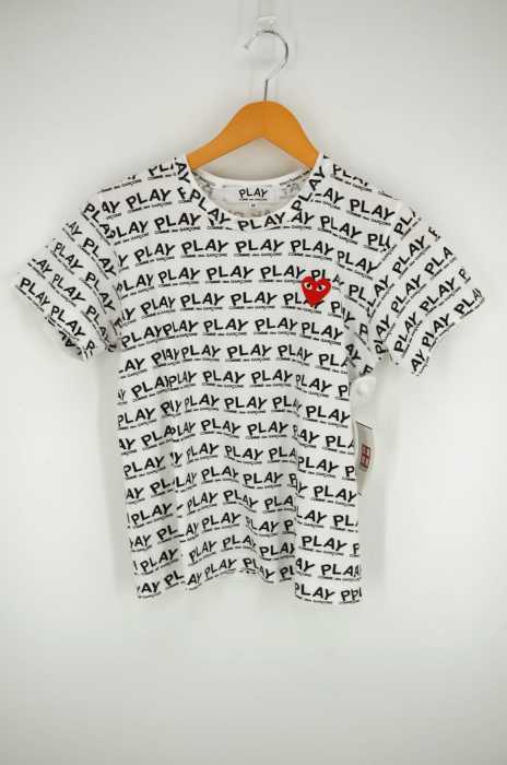 PLAY COMME des GARCONS （プレイコムデギャルソン） ロゴ総柄 レディース トップス