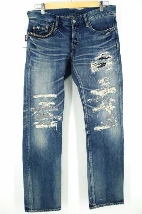 HYSTERIC GLAMOUR （ヒステリックグラマー） 0211AP08 RSP加工デニム 