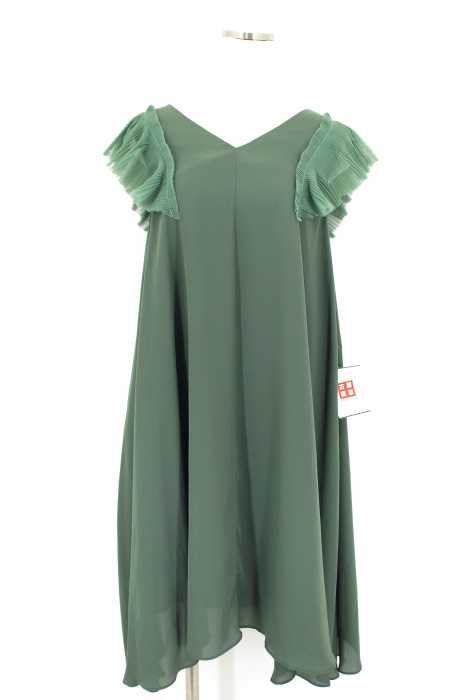 Dot&Stripes CHILD WOMAN (ドットアンドストライプスチャイルドウーマン) 16SS フリルスリーブワンピース レディース ワンピース