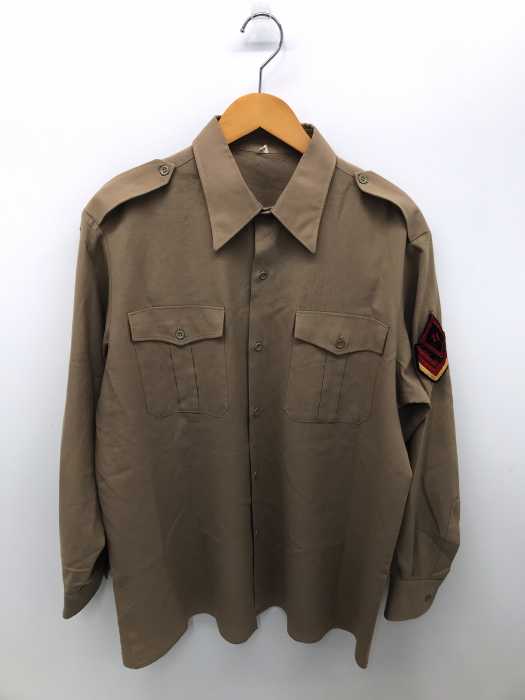 USED古着（ユーズドフルギ） 旧ドイツ軍腕章付ミリタリーシャツ メンズ トップス