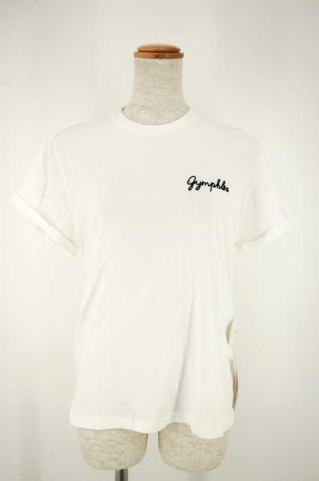GYMPHLEX (ジムフレックス) 刺繍コットンTシャツ レディース トップス