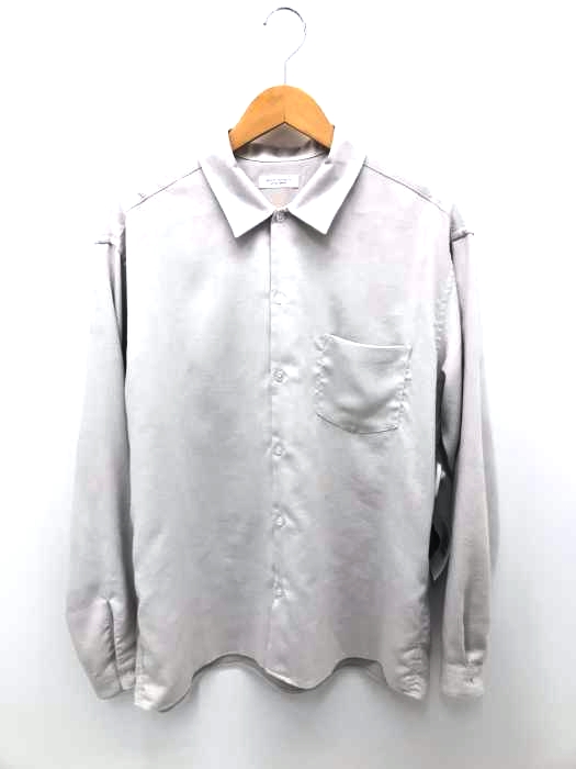 BEAUTY&YOUTH UNITED ARROWS(ビューティーアンドユースユナイテッドアローズ) BY スエードタッチ レギュラーカラー ボックスシルエット シャツ メンズ トップス