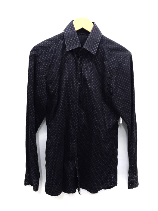 DIESEL BLACK GOLD（ディーゼルブラックゴールド） 総柄 コットンシャツ メンズ トップス
