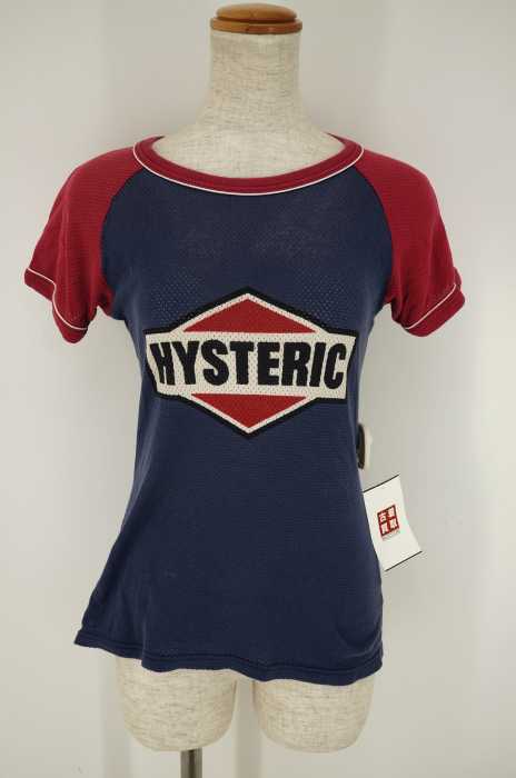 HYSTERIC GLAMOUR （ヒステリックグラマー） ロゴプリントメッシュ半袖カットソー レディース トップス