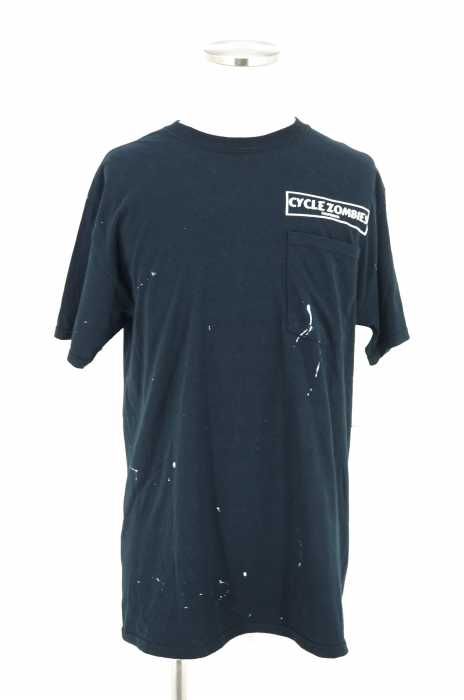 CYCLE ZOMBIES × FRUITS OF THE LOOM (サイクルゾンビーズ × フルーツオブザルーム) ペイントTシャツ メンズ トップス