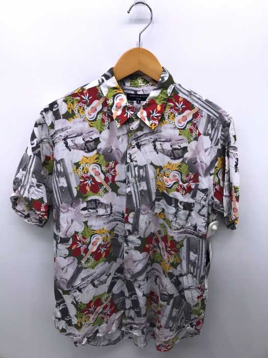COMME des GARCONS HOMME（コムデギャルソンオム） AD2004 05SS 転写プリントレーヨンアロハシャツ メンズ トップス