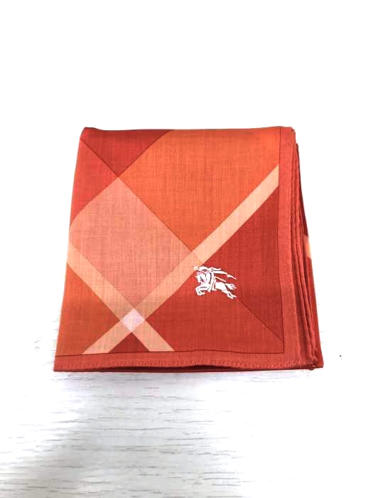 BURBERRY（バーバリー） ワンポイント刺繍ハンカチ メンズ ファッション雑貨