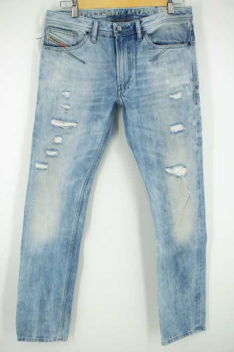 DIESEL (ディーゼル) SHIONER ダメージ加工デニムパンツ メンズ パンツ