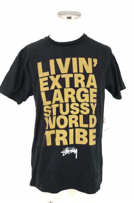 STUSSY （ステューシー） LIVIN EXTRA LARGEロゴ プリントTシャツ メンズ トップス