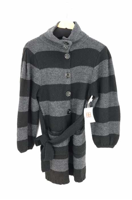 BARNEYS NEWYORK(バーニーズニューヨーク) ボーダーニットガウン レディース アウター