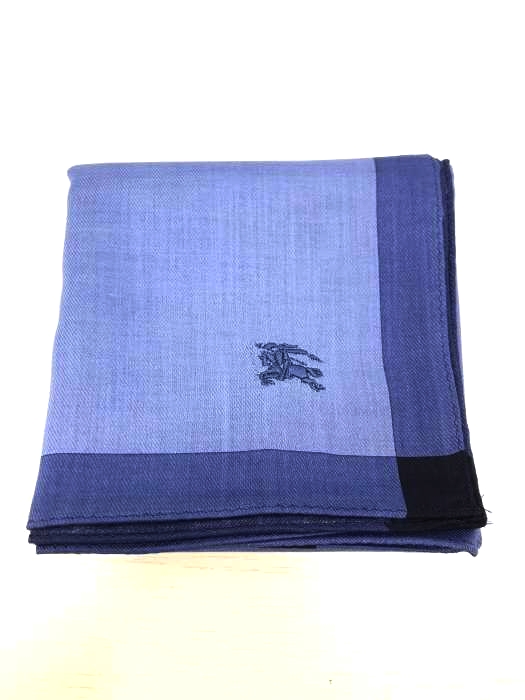 BURBERRY(バーバリー) ワンポイント刺繍ハンカチ メンズ ファッション雑貨