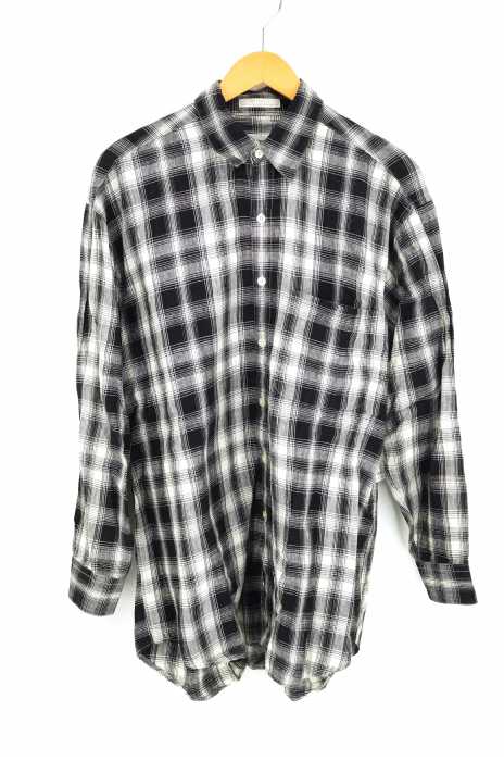 PERRY ELLIS（ペリーエリス） リネンチェックシャツ メンズ トップス