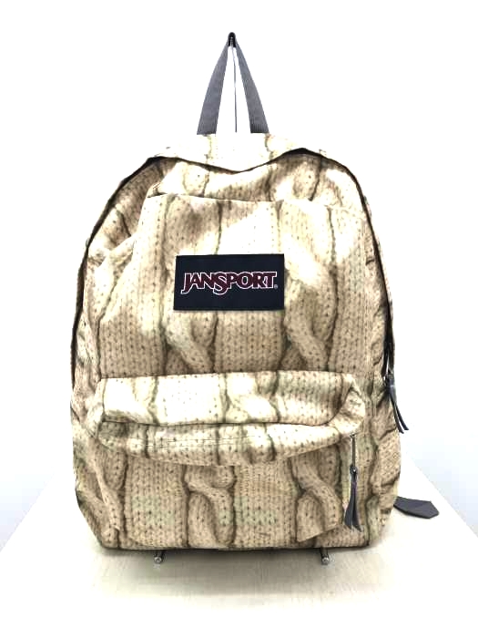 JanSport（ジャンスポーツ） SUPERBREAK セーター転写柄バックパック メンズ バッグ