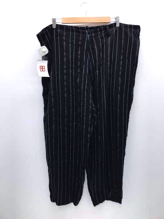 Yohji Yamamoto POUR HOMME（ヨウジヤマモトプールオム） ストライプワイドイージーパンツ メンズ パンツ
