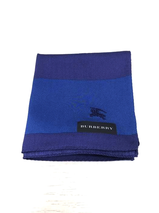 BURBERRY（バーバリー） ワンポイント刺繍コットンハンカチ メンズ ファッション雑貨