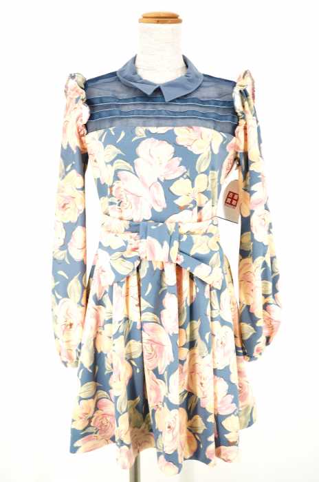 LIZ LISA （リズリサ） 花柄シースルー切替ワンピース レディース ワンピース