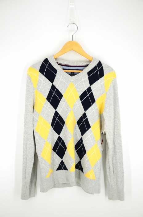 TOMMY HILFIGER （トミーヒルフィガー） アーガイルニットセーター メンズ トップス