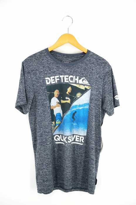 Quiksilver（クイックシルバー） DEF TEC コラボ プリントTシャツ メンズ トップス