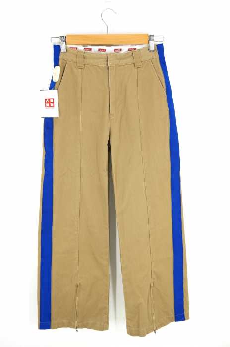 X-girl （エックスガール） LINED WORK PANTS サイドラインワイドパンツ レディース パンツ