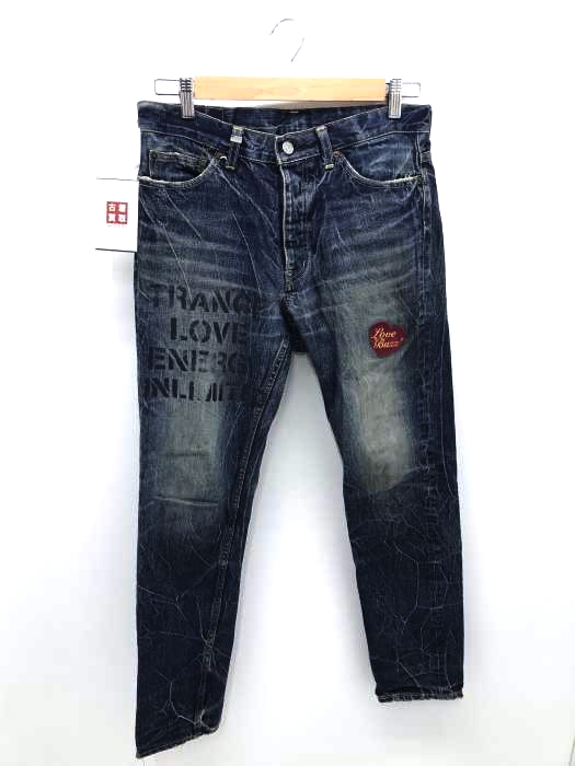 HYSTERIC GLAMOUR（ヒステリックグラマー） KINKY JEANS ステンシルプリント デニムパンツ レディース パンツ