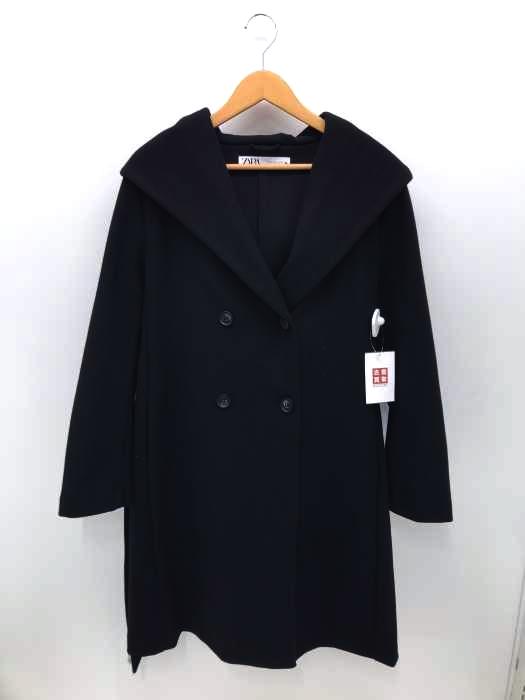 ソフトベルト付きフードコート - ブラック | ZARA Japan / 日本
