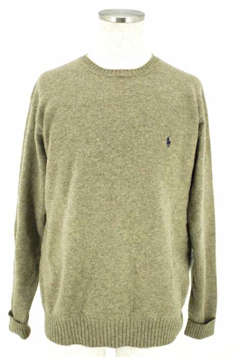 Polo by RALPH LAUREN (ポロバイラルフローレン) ワンポイントウールニットトップス メンズ トップス