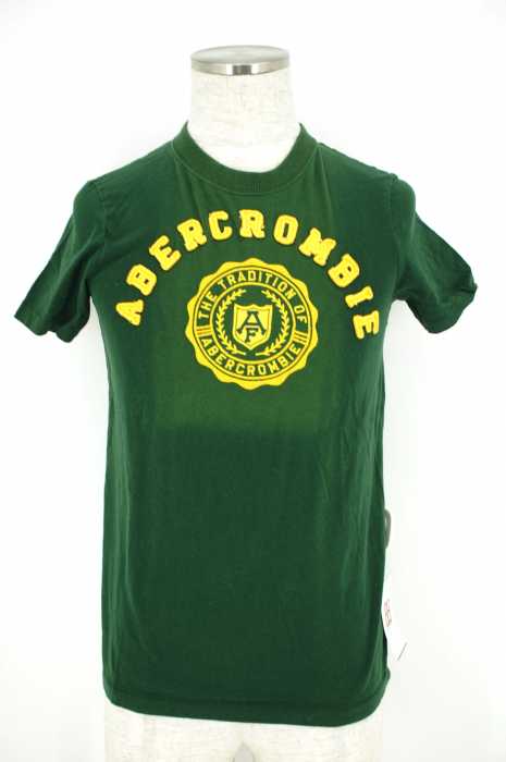 Abercrombie & Fitch （アバクロンビーアンドフィッチ） ワッペン刺繍Tシャツ メンズ トップス