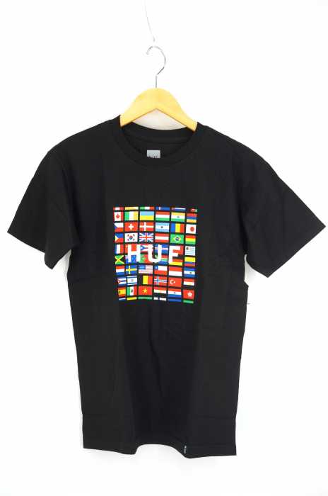 HUF （ハフ） FLAG BOX LOGO TEE フラッグボックスロゴTシャツ メンズ トップス