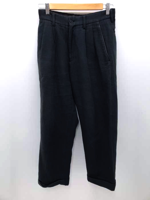 Adam et Rope（アダムエロペ） 刺子2タックスラックス メンズ パンツ
