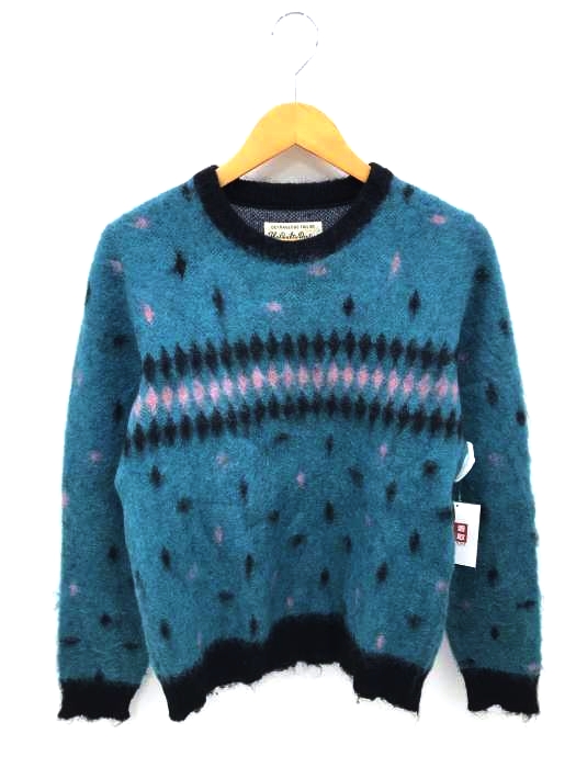 WACKO MARIA（ワコマリア） 14AW アーガイル柄モヘヤニット メンズ トップス