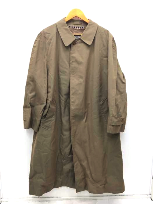AQUASCUTUM（アクアスキュータム） ライナー付き玉虫色ステンカラーコート メンズ アウター