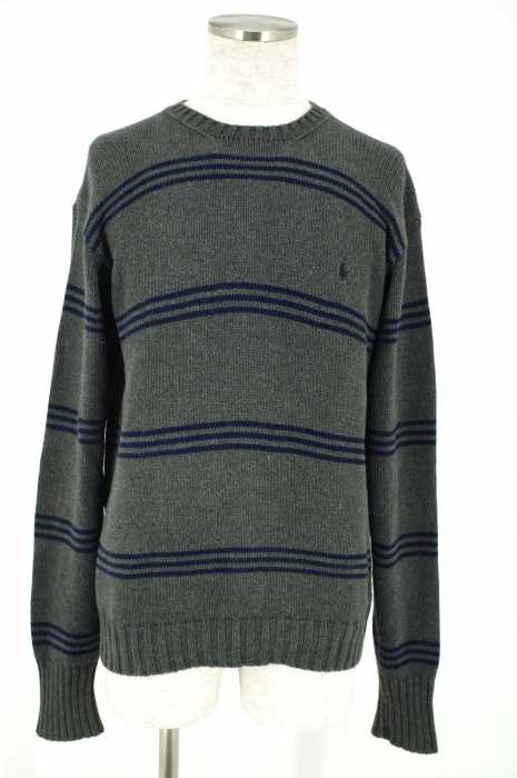 Polo by RALPH LAUREN (ポロバイラルフローレン) ボーダーコットンニットトップス メンズ トップス
