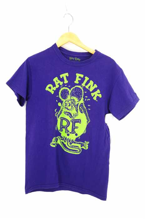 USED古着  （ユーズドフルギ） RAT FINK ビンテージプリントTシャツ メンズ トップス