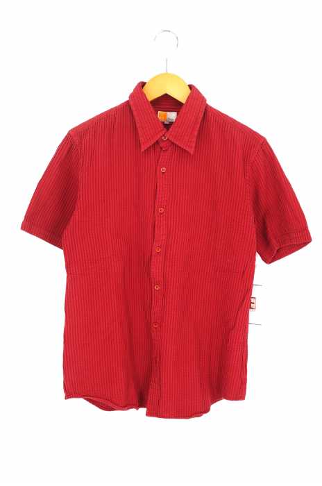 EZ by ZEGNA（イージーバイゼニア） シアサッカー半袖シャツ メンズ トップス