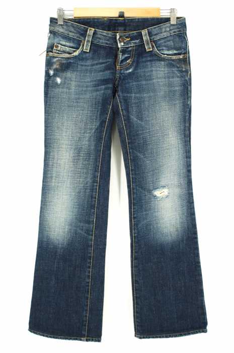DSQUARED2 （ディースクエアード） ダメージ加工フレアジーンズデニム  