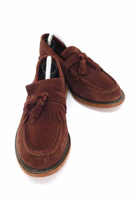 Loake （ローク） 英国製 スエードタッセルローファー メンズ シューズ