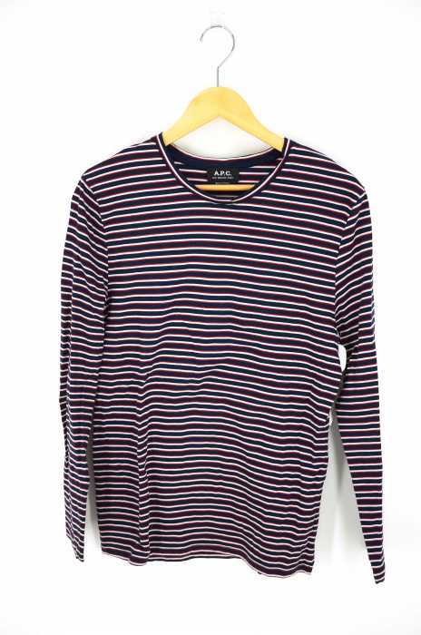 A.P.C. (アーペーセー) ボーダーロンT メンズ トップス