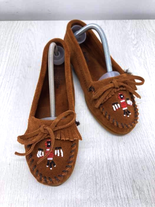 Minnetonka（ミネトンカ） ビーズ刺繍 モカシンブーツ レディース シューズ