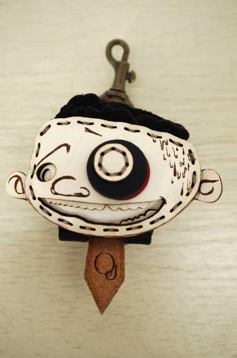 Ojaga design （オジャカデザイン） キャラクターレザーキーホルダー メンズ アクセサリー