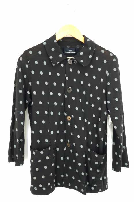 tricot COMME des GARCONS （トリココムデギャルソン） AD1997  98SS 丸襟ドット柄ウールシャツジャケット レディース トップス