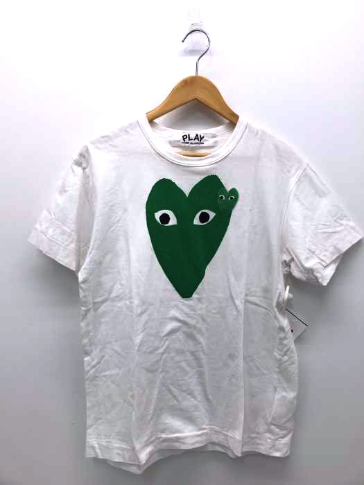 PLAY COMME des GARCONS(プレイコムデギャルソン) AD2007 ワッペン×プリント 半袖Tシャツ レディース トップス