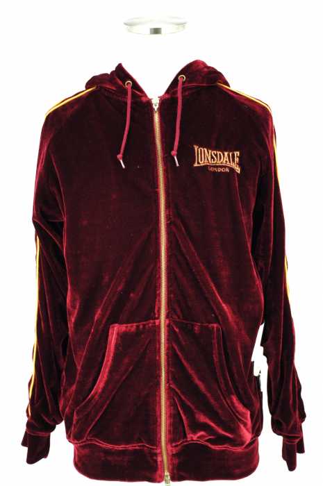 LONSDALE （ロンズデール） ベロアジップパーカー メンズ トップス