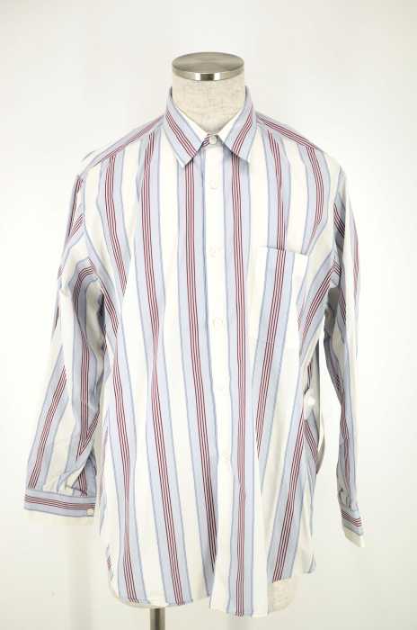 COMME des GARCONS HOMME （コムデギャルソンオム） AD2001　ストライプボタンシャツ メンズ トップス