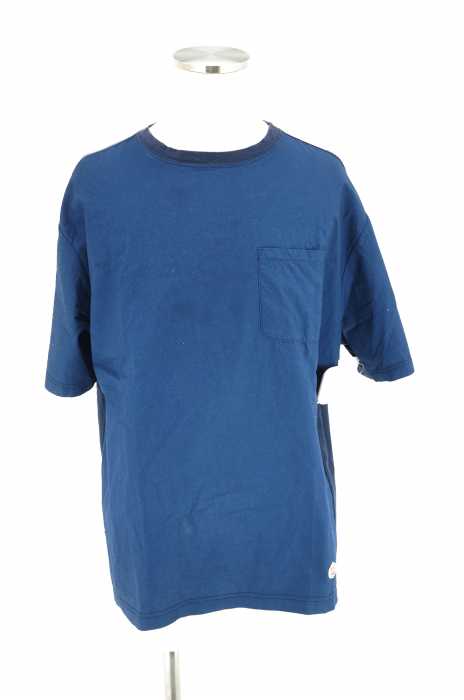 Vincent et Mireille (バンソン エ ミレイユ) COMBINATION SS TEE 素材切替Tシャツ メンズ トップス