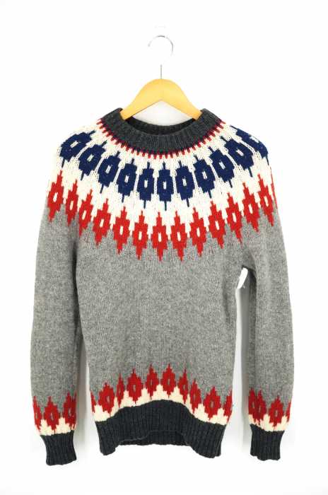 BEAUTY & YOUTH UNITED ARROWS  （ビューティーアンドユースユナイテッドアローズ） 総柄ニットセーター メンズ トップス
