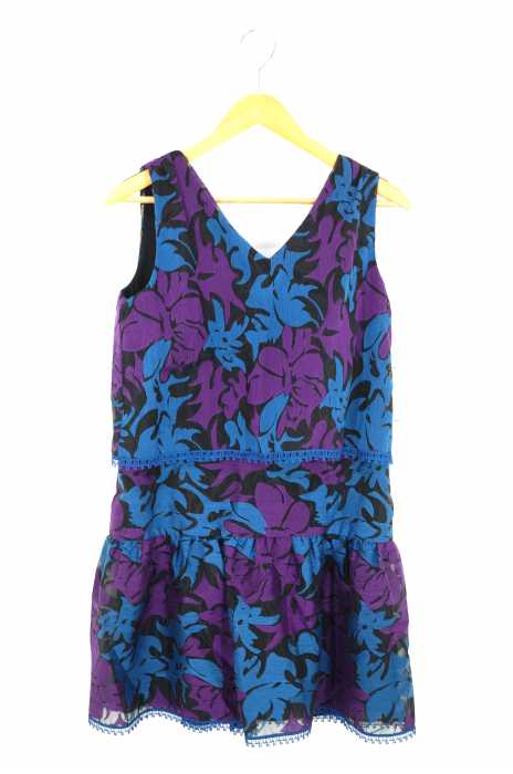 ANNA SUI （アナスイ） ノースリーブ ティアードワンピース レディース ワンピース