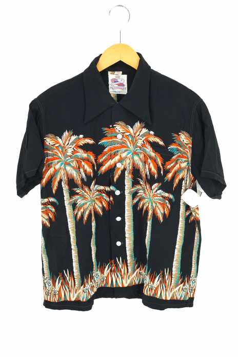 KAHANAMOKU（カハナモク） SPECIAL EDITION  「PALM TREE」 レーヨンアロハシャツ メンズ トップス