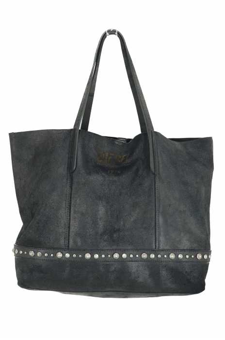 DIESEL (ディーゼル) ポーチ付スタッズデザインレザー メンズ バッグ
