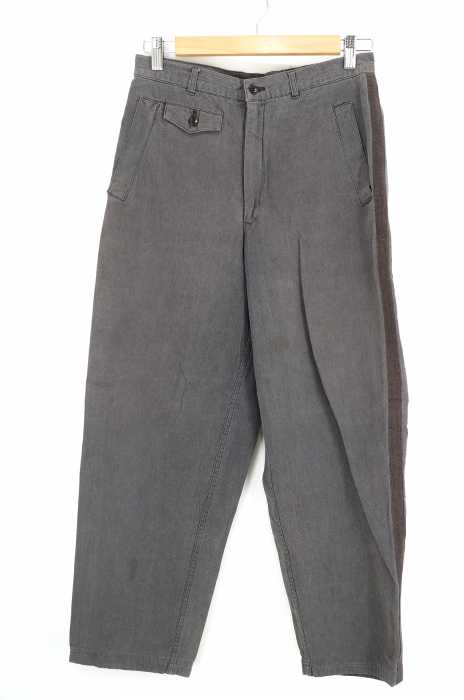 COMME des GARCONS HOMME （コムデギャルソンオム） 70~80s デカオム サイドラインコットンワークパンツ メンズ パンツ